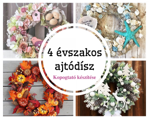 4 évszakos ajtódísz készítése